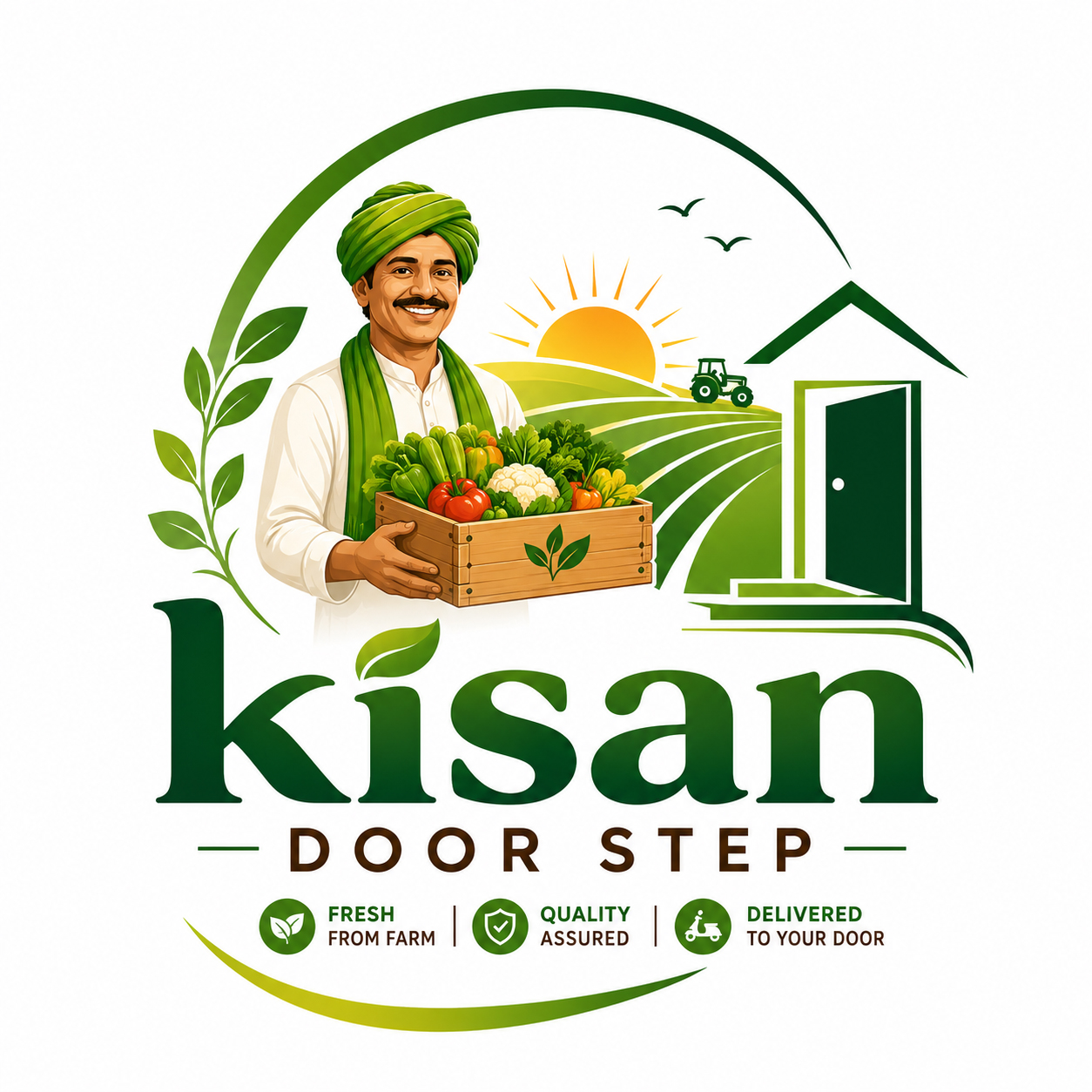 Kisan Door Step Logo
